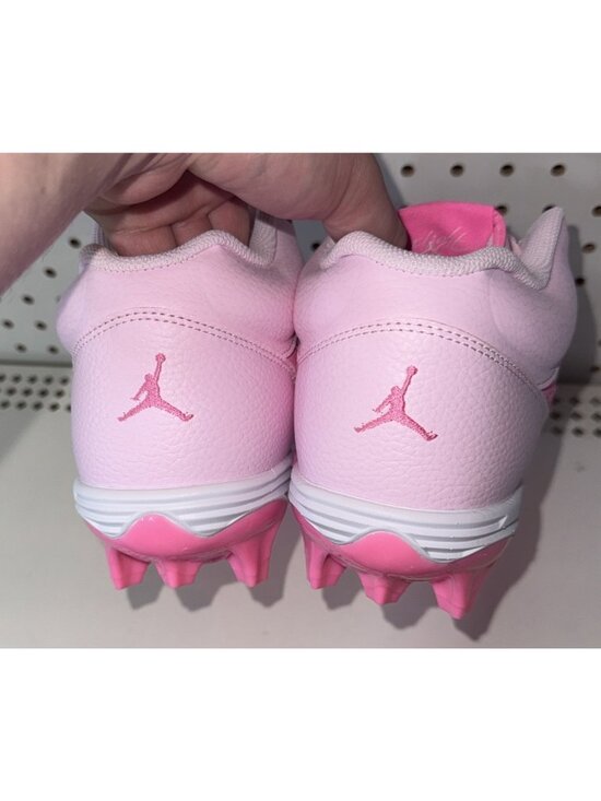 Jordan Stadium 90 Low TD Pink Foam White Mens Leather Football Cleats Size 11 main image 5